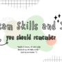 Team skills và 3 chử e cần nhớ