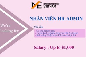 Tuyển dụng 1 HR & Admin tại TPHCM